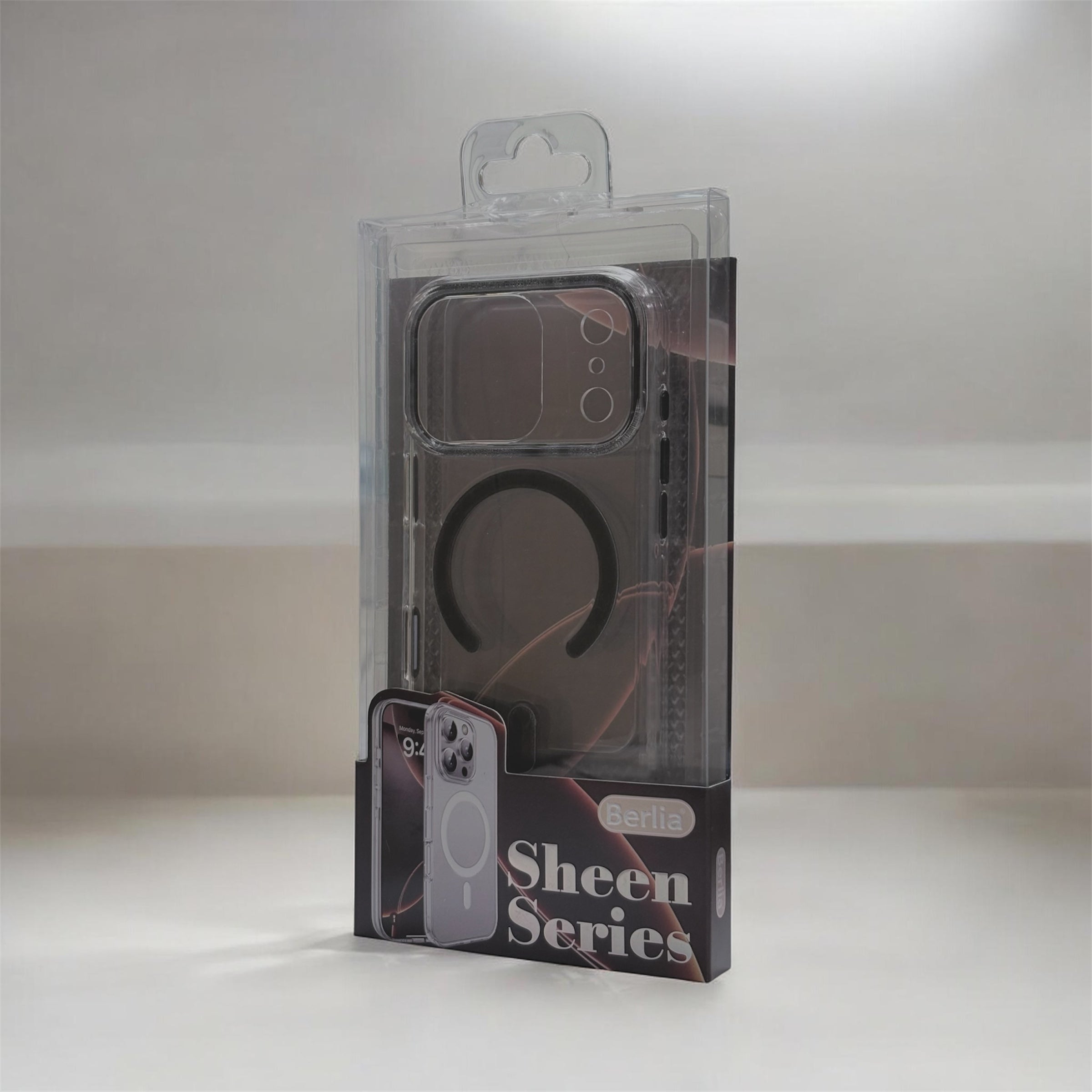 Berlia Clear MagSafe Phone Case for iPhone 16/17 Series - Sheen Series