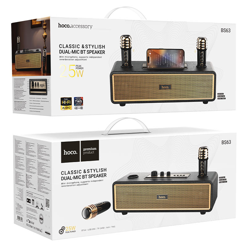 Wireless speaker “BS63 Graceful” portable loudspeaker