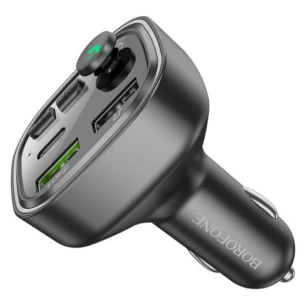 Borofone BC48 QC3.0 Car Charger with Bluetooth 5.0 + FM Transmitter