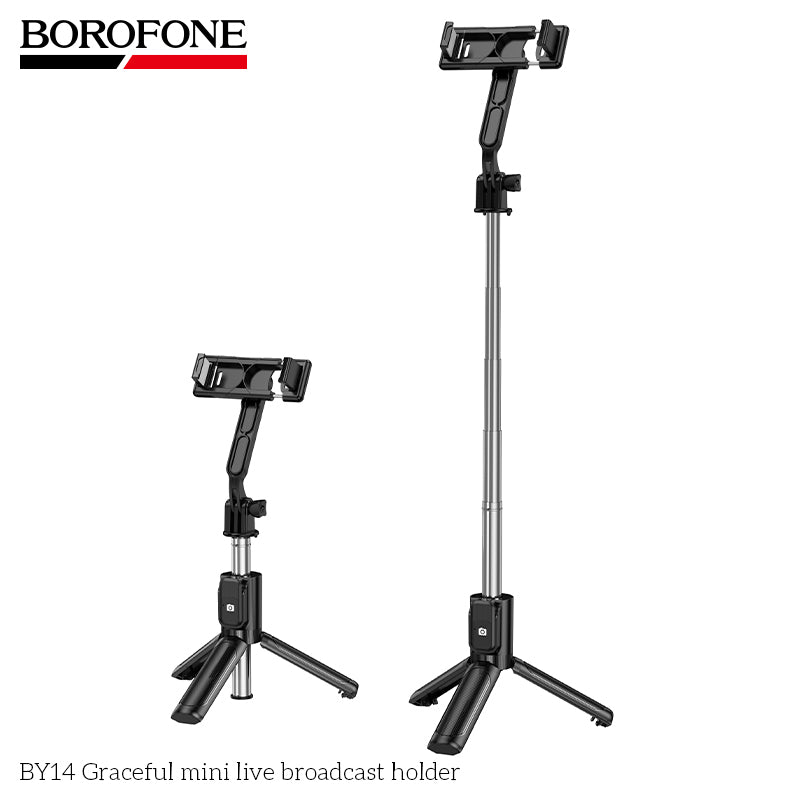 BOROFONE BY14 Mini Live Broadcast Holder Selfie Stick Tripod