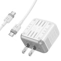 HOCO C135 20W USB-C +QC3.0 USB-A Multi-Port Charger + C to C Cable (Combo)