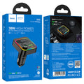 HOCO E85 38W PD20W+QC3.0 Car Charger with Bluetooth + FM Transmitter, RGB Light