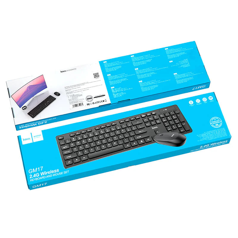 HOCO GM17 Wireless Keyboard and Mouse Set (English)