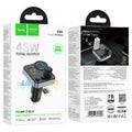 HOCO E86 48W PD30W+QC3.0 Car Charger with Bluetooth + FM Transmitter