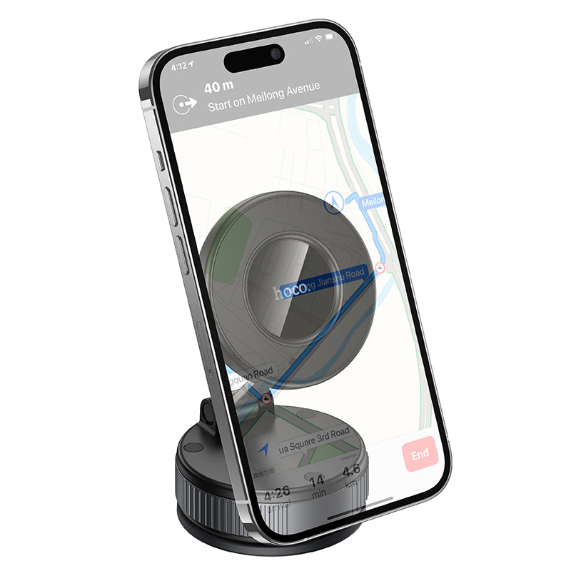 HOCO H86 Suction Cup Ring Magnetic Car Holder for Windshield / Dashboard