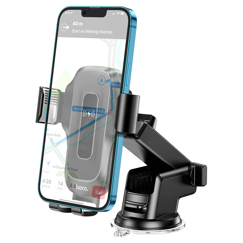 HOCO HW3 Wireless Charging Car Holder for Dashboard
