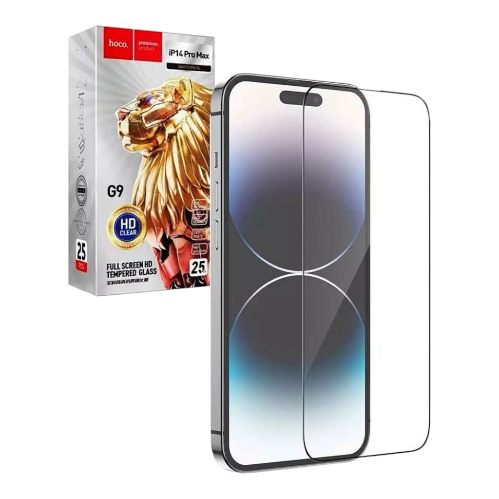 iPhone Clear Full Tempered Glass Screen Protector Hoco G9