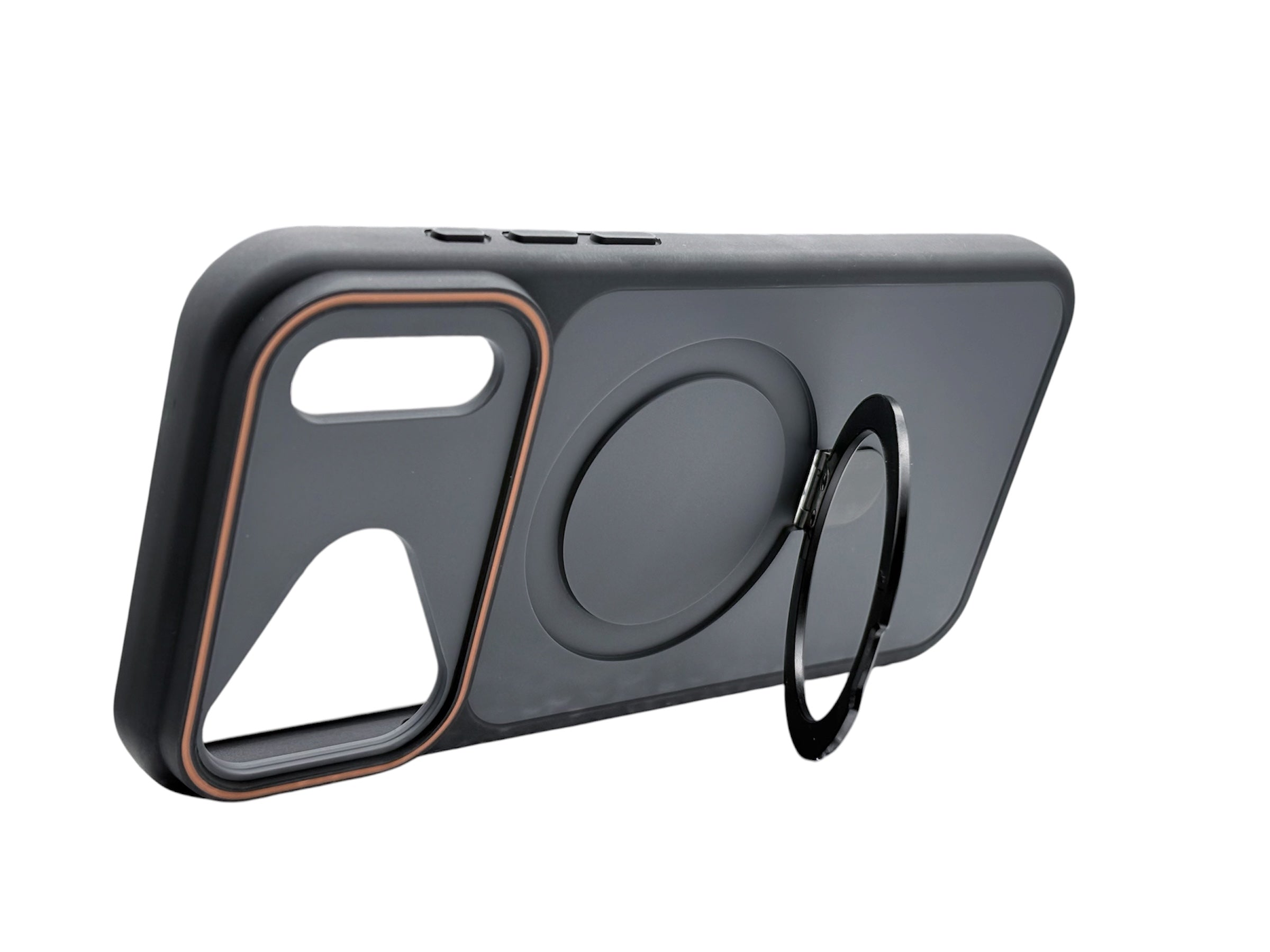 Matte Soft-Feel MagSafe Phone Case with Stand for iPhone 16/17 Series