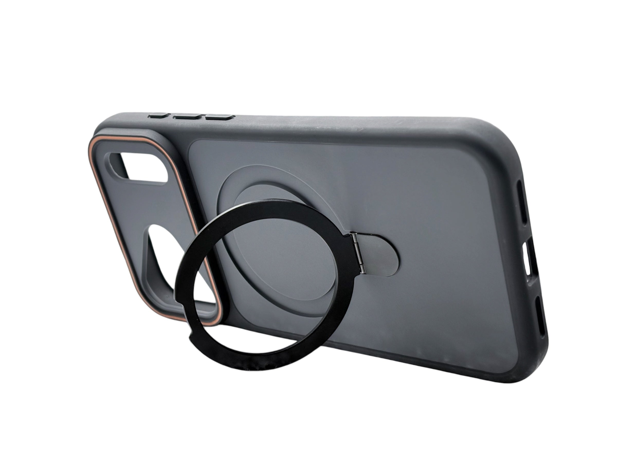 Matte Soft-Feel MagSafe Phone Case with Stand for iPhone 16/17 Series