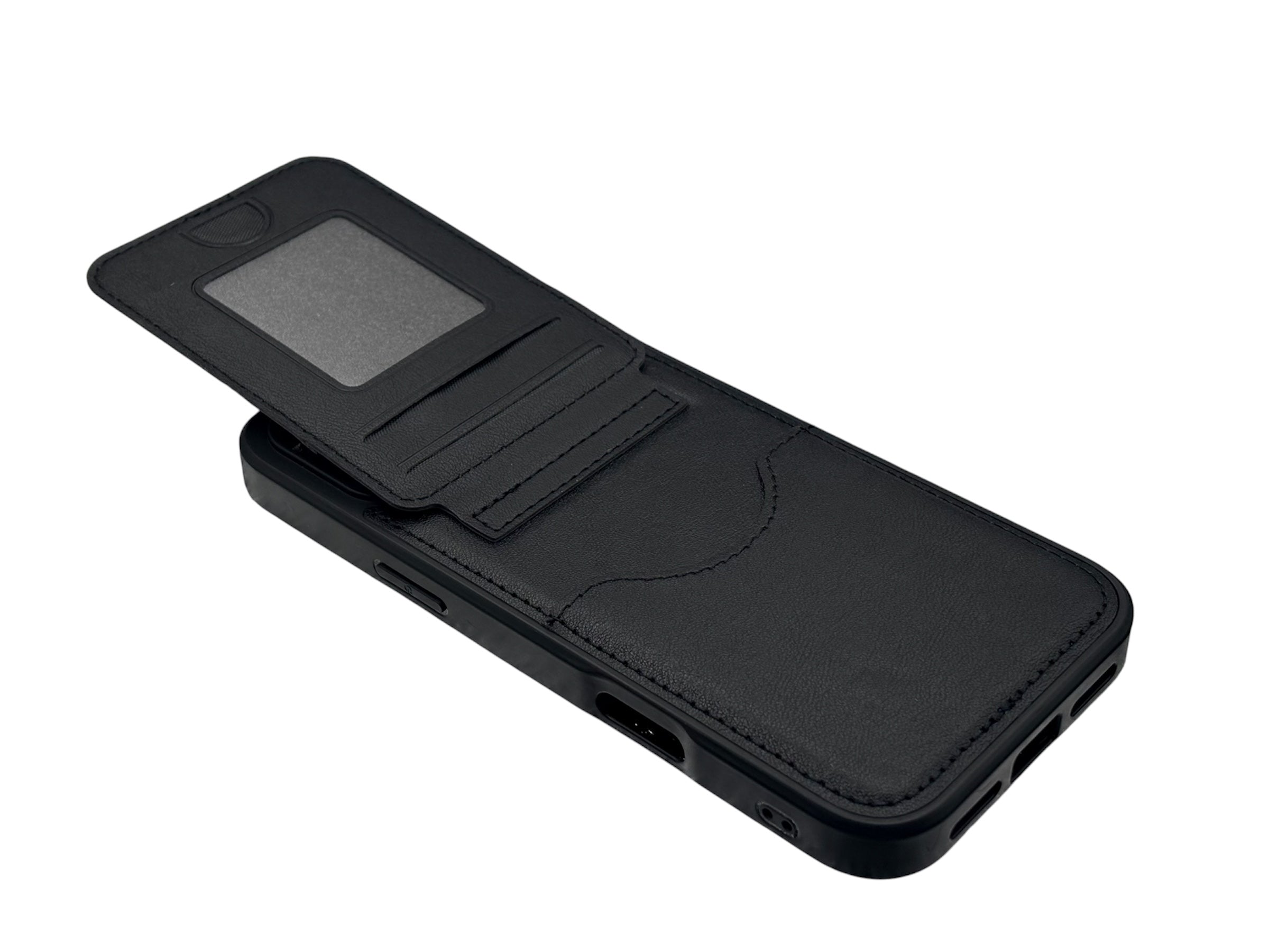 Leather Wallet Stand Case for iPhone 16 & 17 Series