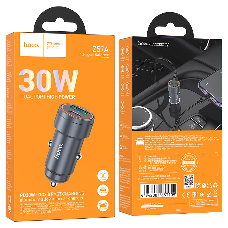 HOCO Z57A PD30W Car Charger