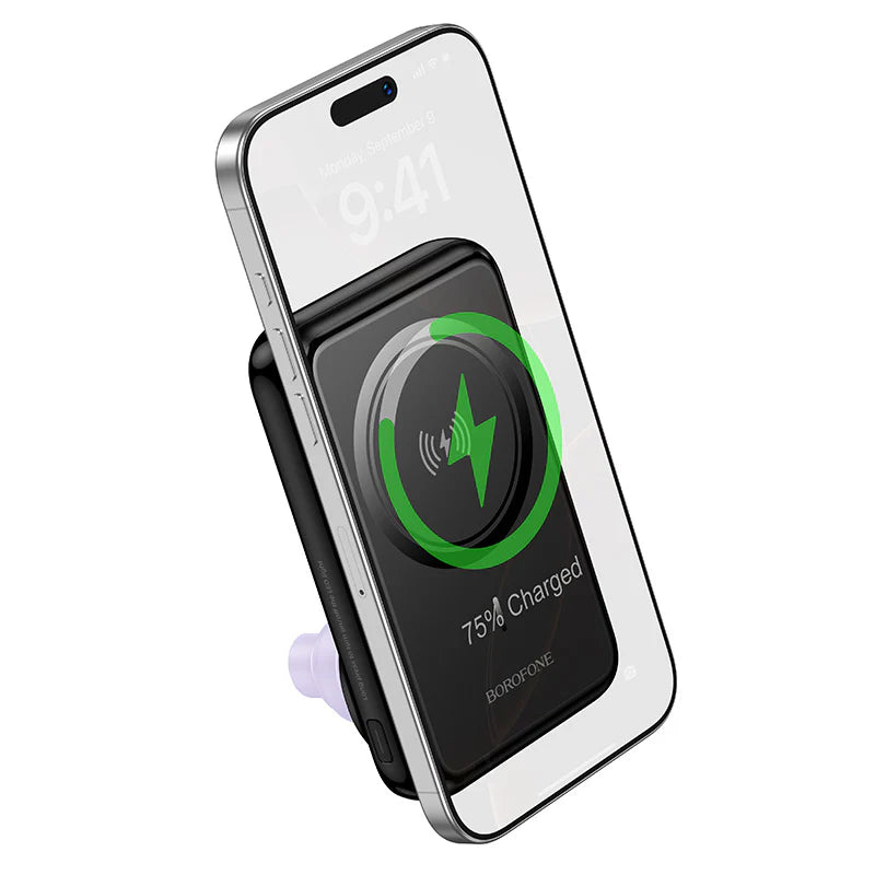 HOCO BOROFONE BJ83 10000mAh 22.5W + PD20W Wireless Charging Power Bank with Stand