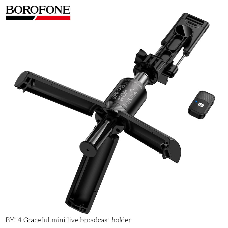 BOROFONE BY14 Mini Live Broadcast Holder Selfie Stick Tripod