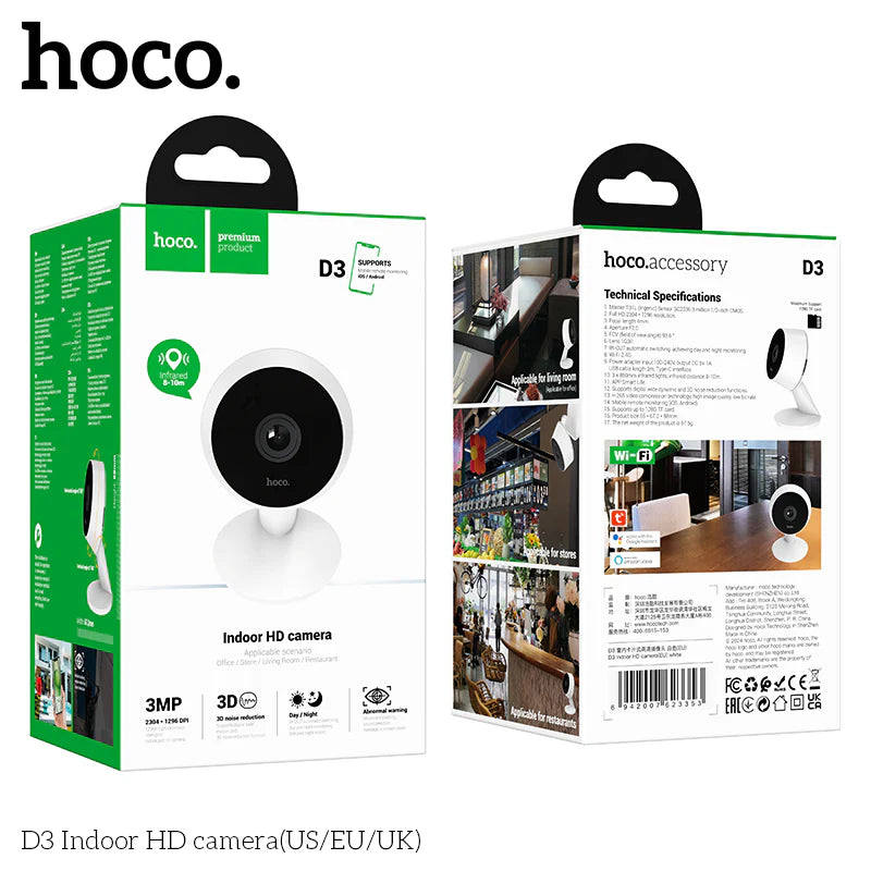 HOCO D3 Indoor HD Camera