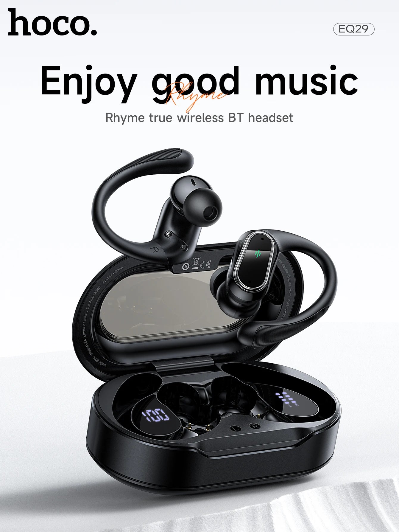 HOCO EQ29 Ear Hook Wireless Bluetooth 5.4 Earbuds