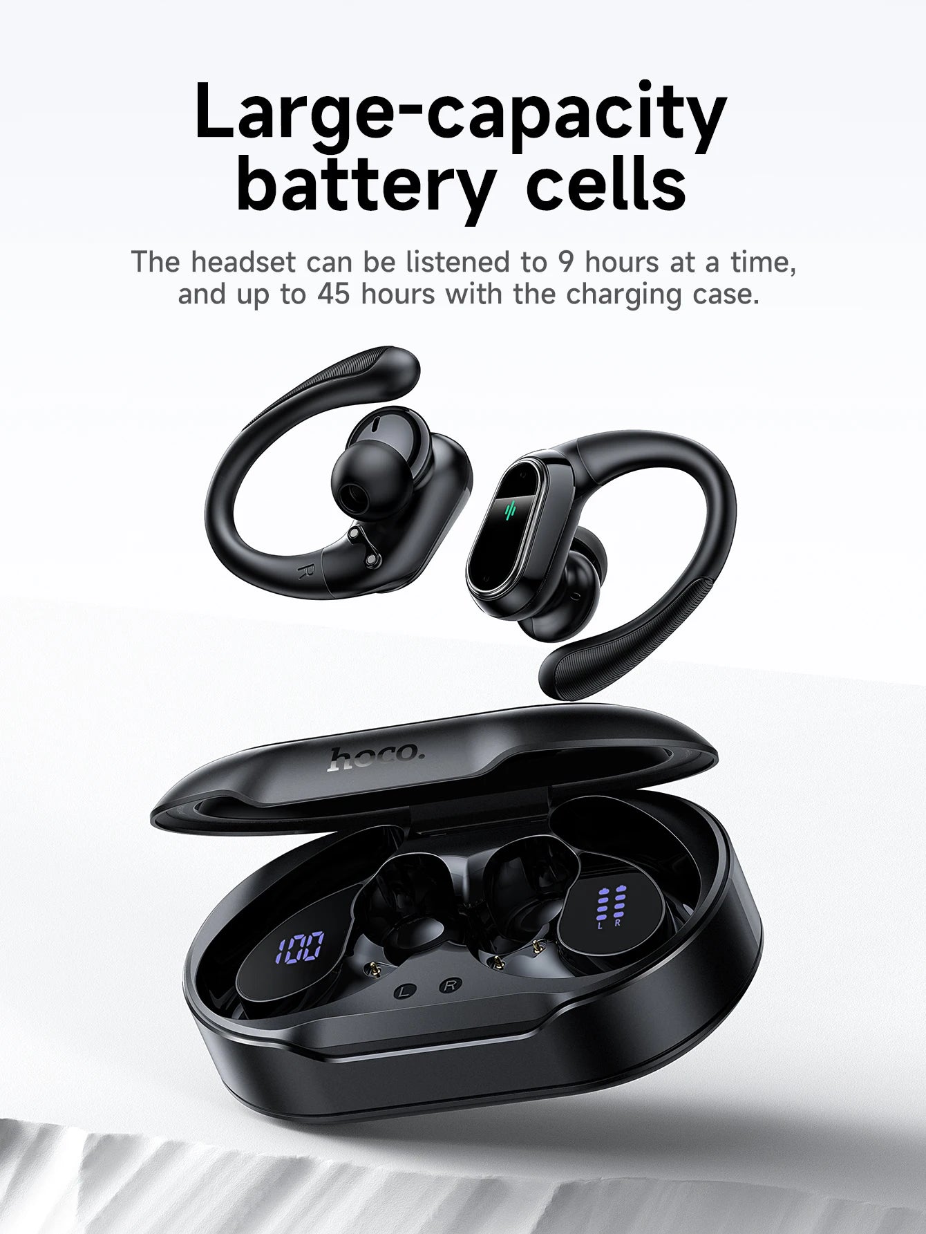 HOCO EQ29 Ear Hook Wireless Bluetooth 5.4 Earbuds