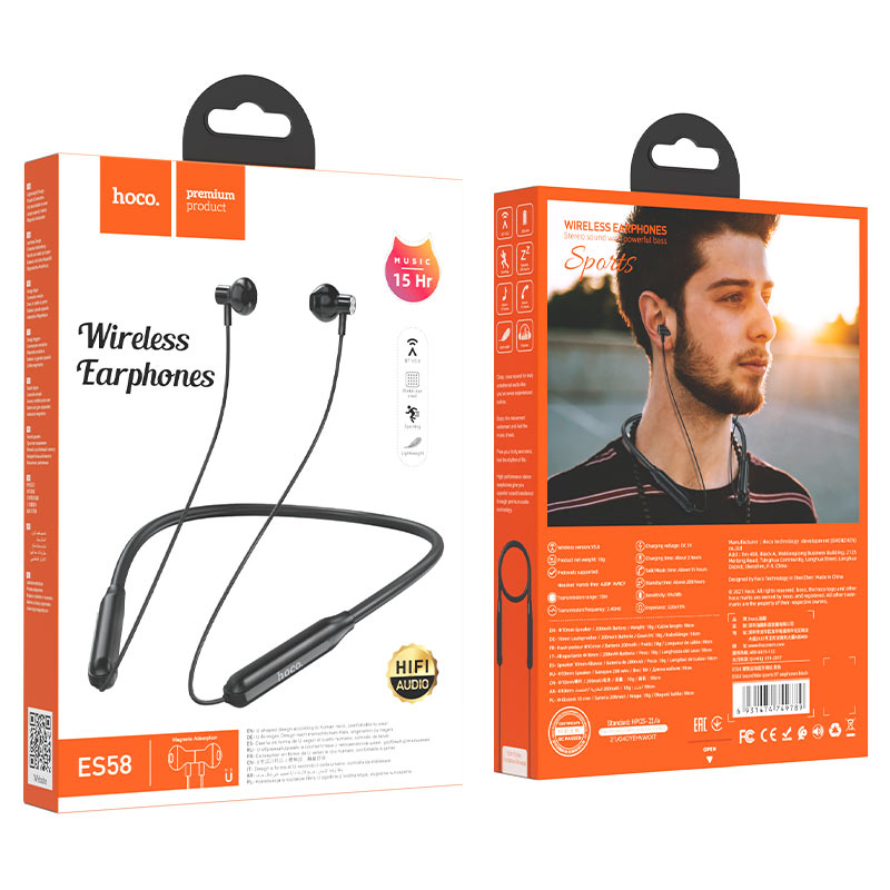 Wireless earphones “ES58 Sound tide” with mic