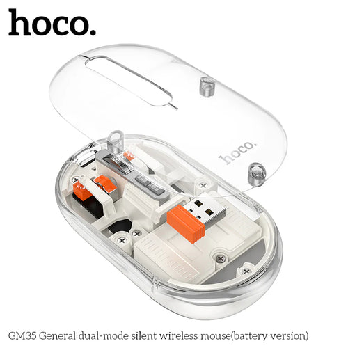 HOCO GM35 Dual Mode Silent Wireless Mouse Rechargeable