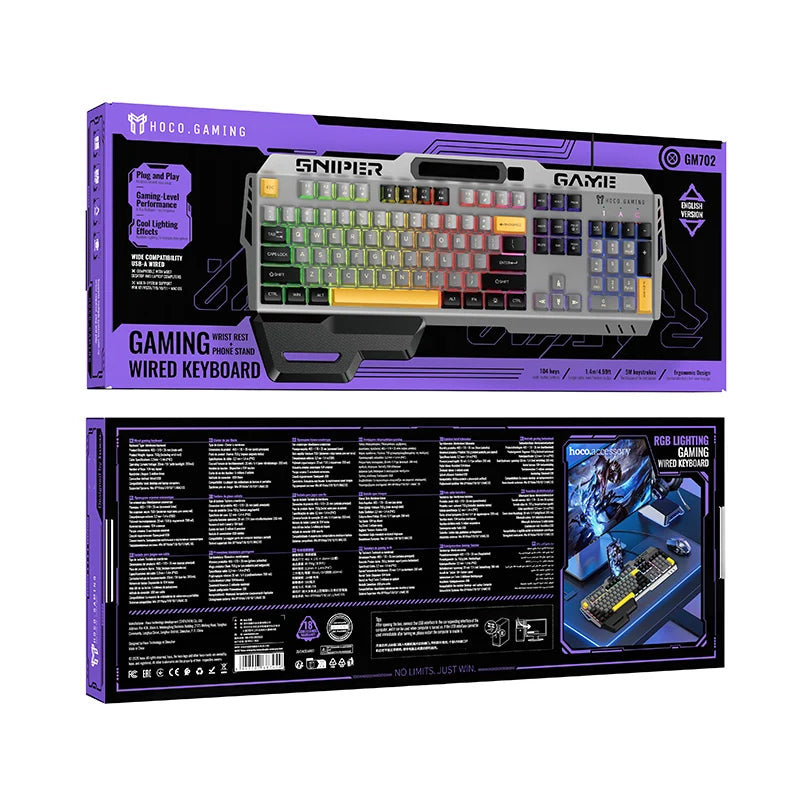 HOCO GM702 Wired Gaming Keyboard