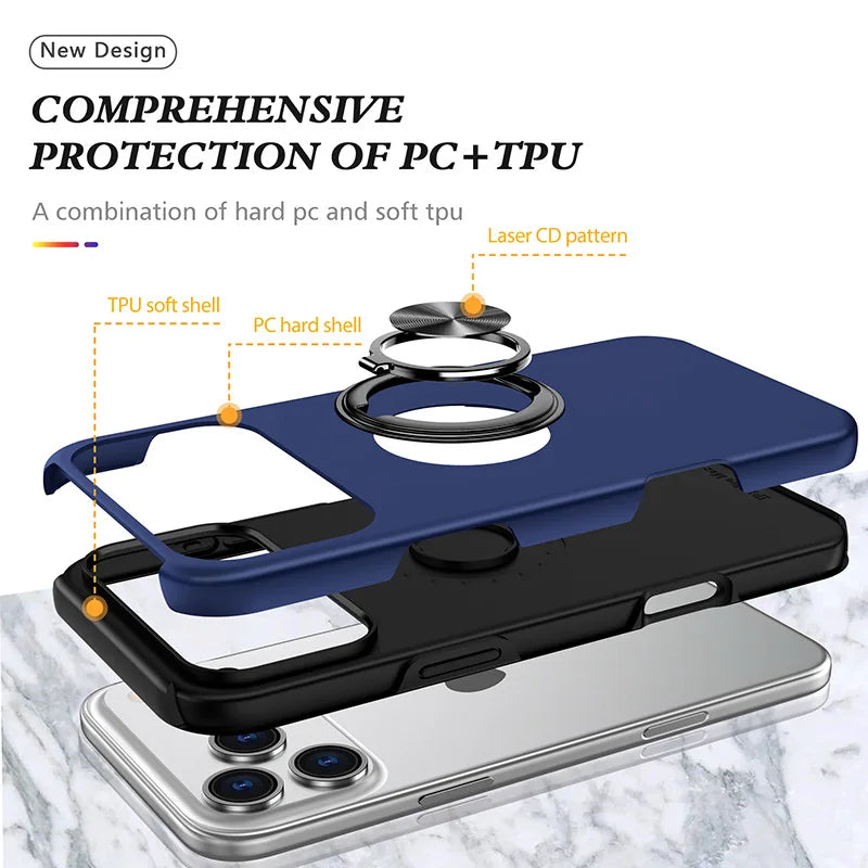 iPhone 15/14/13/12 Series Ring Case
