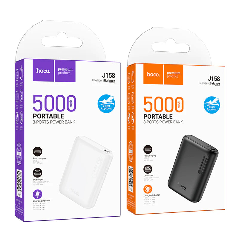 HOCO J158 5000mAh Power Bank (A+)