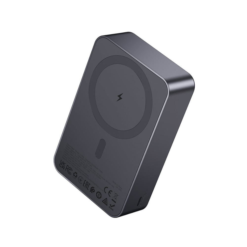 Hoco J160B | Power Bank 20000mAh PD20W Wireless Charging – Black