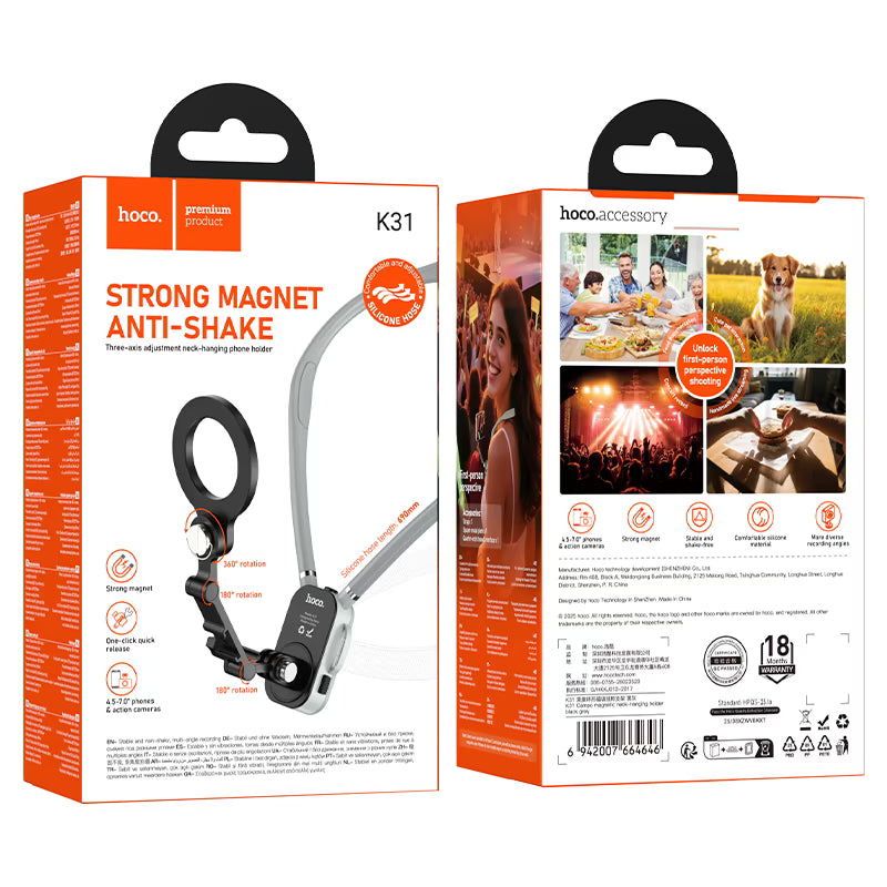 Neck-hanging holder “K31 Campo” magnetic