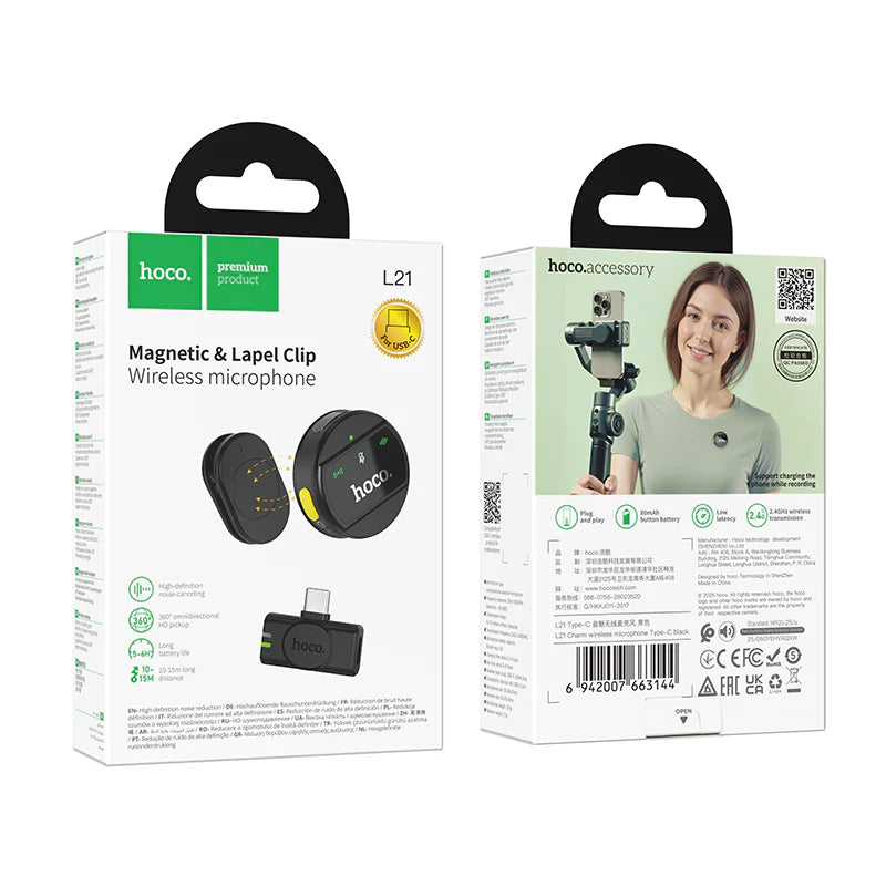 HOCO L21 Wireless Microphone (Type-C)