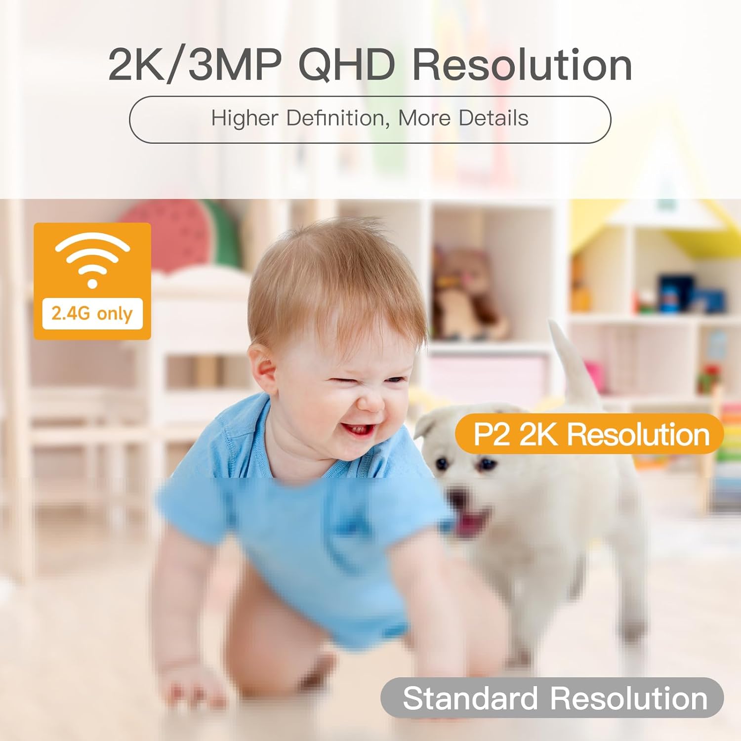 P2T Baby Monitor, Pan/Tilt