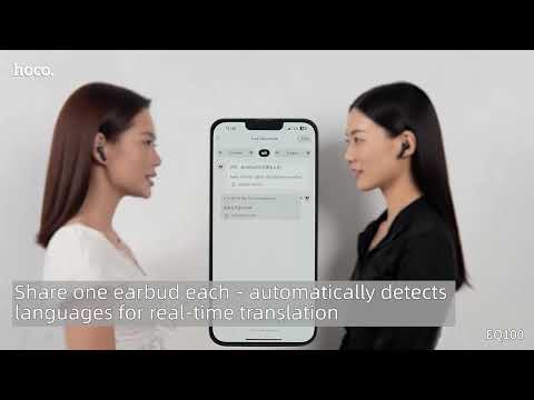 HOCO EQ100 Smart AI Translation Bluetooth Headset