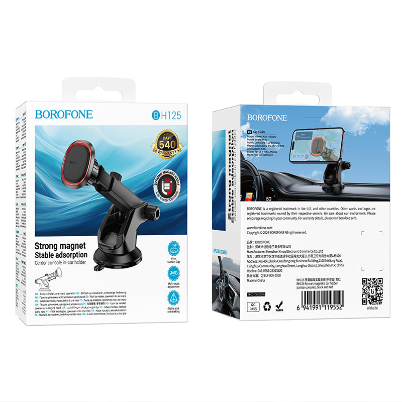 BOROFONE BH125 Magnetic Car Holder for Center Console