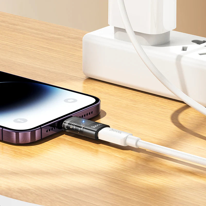 HOCO UA36A Lightning Male to USB-C / Type-C Female OTG Adapter