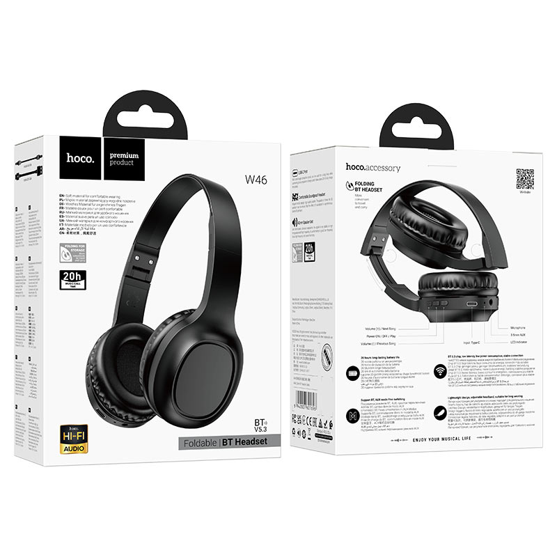 Headphones “W46 Charm” wireless wired