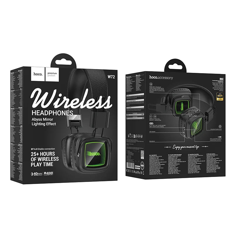 HOCO W72 Bluetooth Headphones