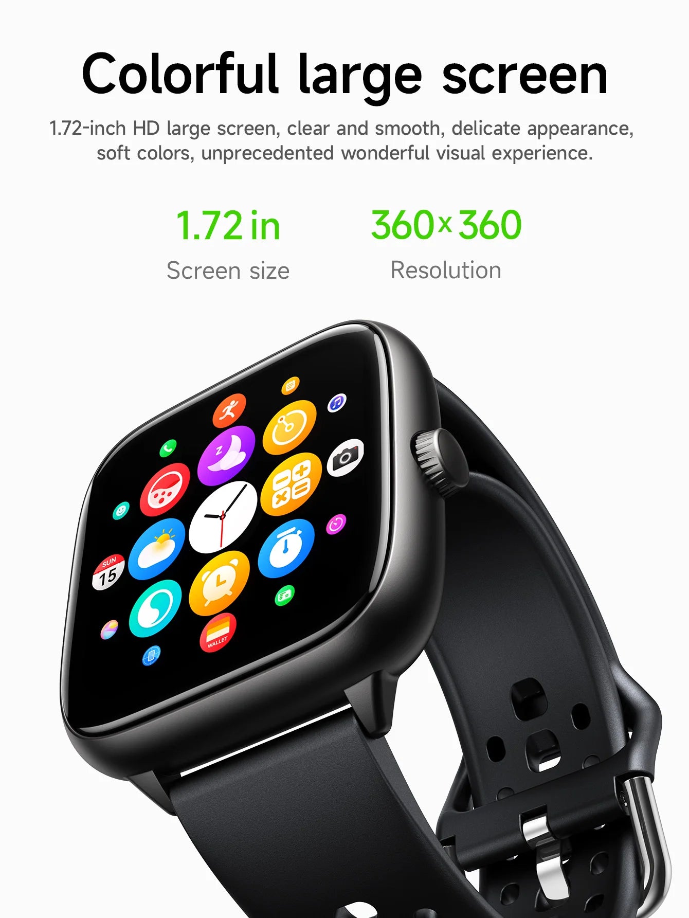 HOCO Y36 1.72 inch TFT Touch Screen Call Version Smart Watch