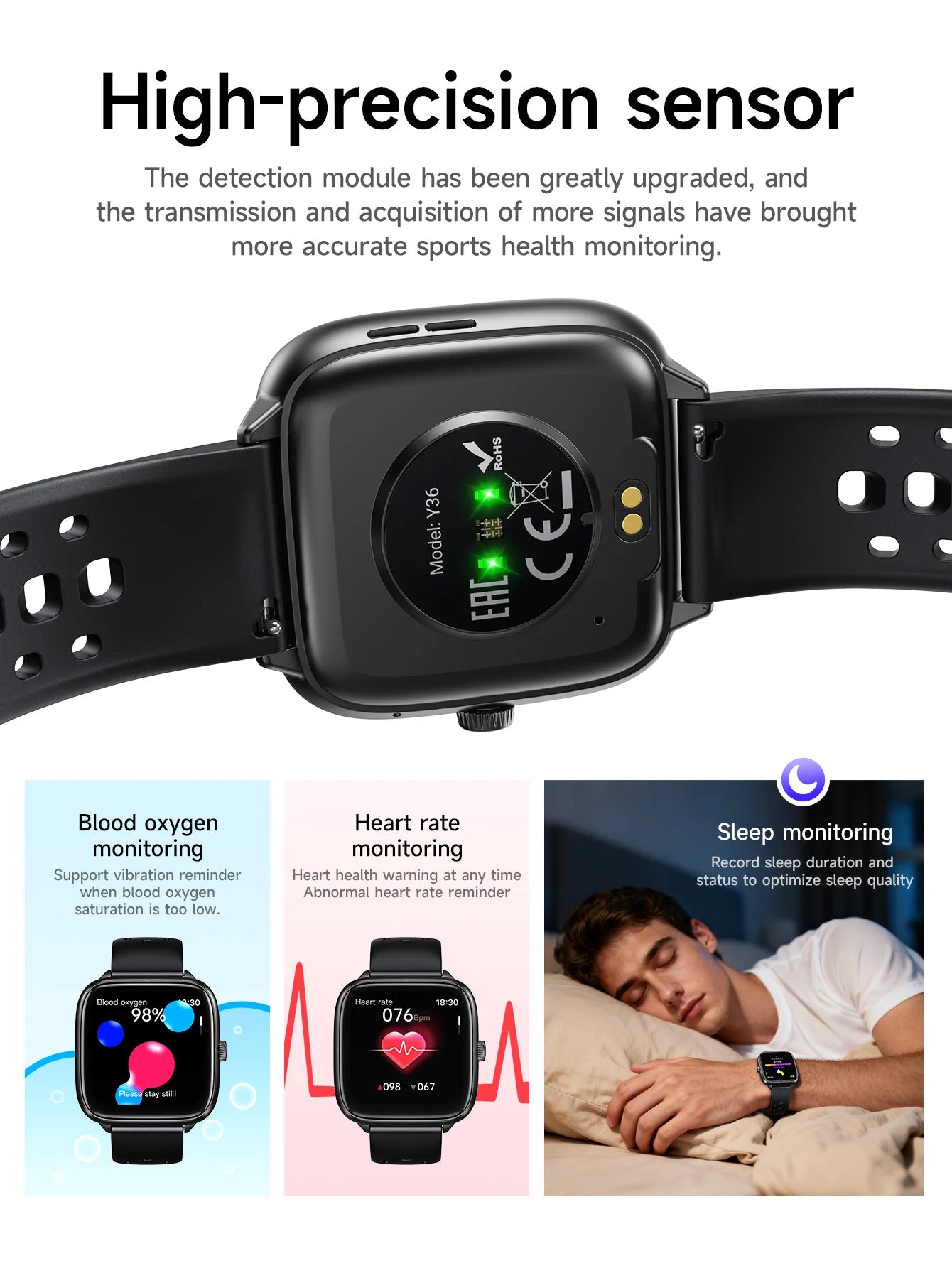 HOCO Y36 1.72 inch TFT Touch Screen Call Version Smart Watch