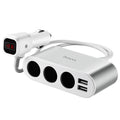 Car charger “Z13” dual USB three cigarette lighter ports